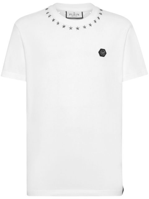 Philipp Plein logo-plaque cotton T-shirt Men