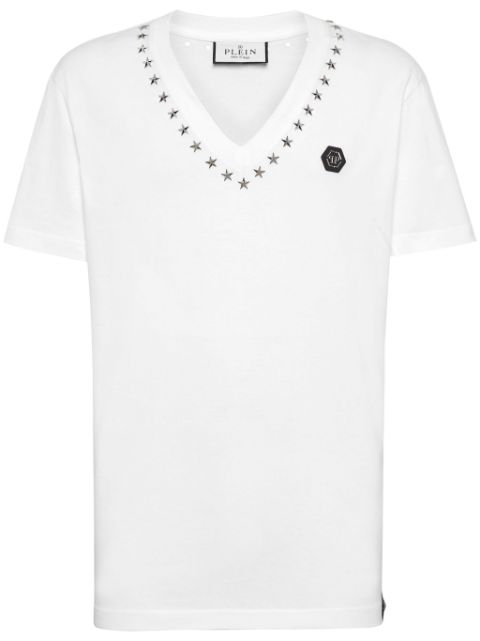 Philipp Plein star-stud cotton T-shirt Men