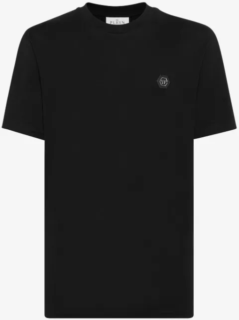 Philipp Plein playera con detalles de cristal