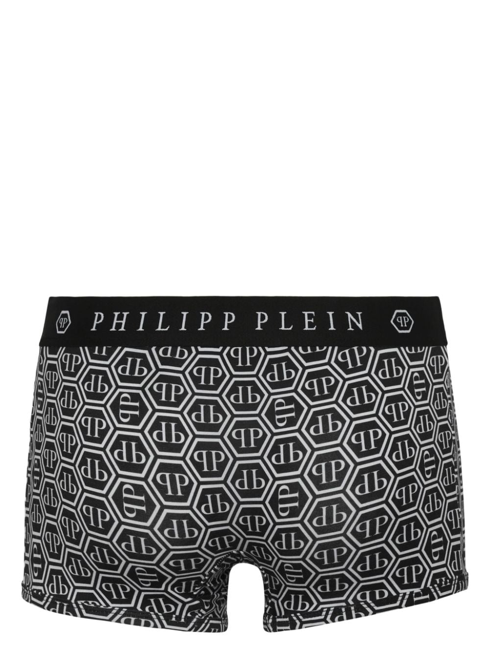 Philipp Plein Boxershorts met all-over print - Zwart