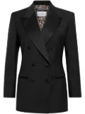 Philipp Plein peak-lapels double-breasted blazer - Black