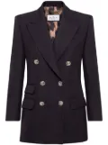 Philipp Plein double-breasted wool blazer - Blue