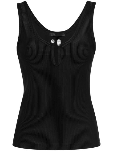 Philipp Plein pierced sleeveless top Women