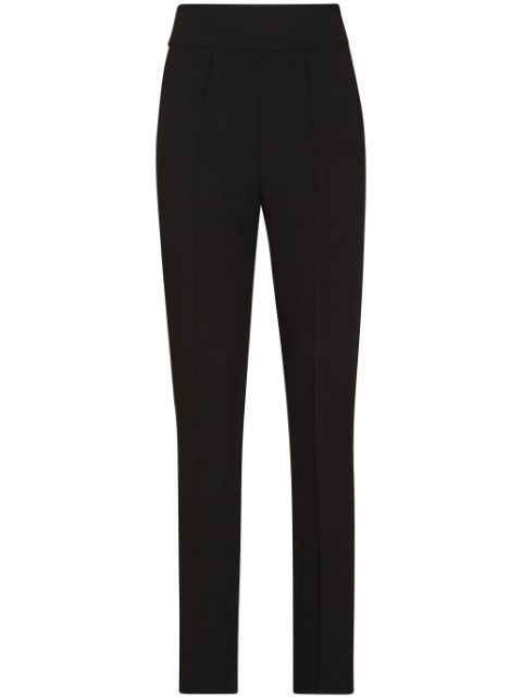 Philipp Plein slim-cut crepe trousers Women