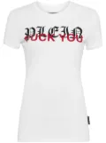 Philipp Plein lettering cotton T-shirt - White
