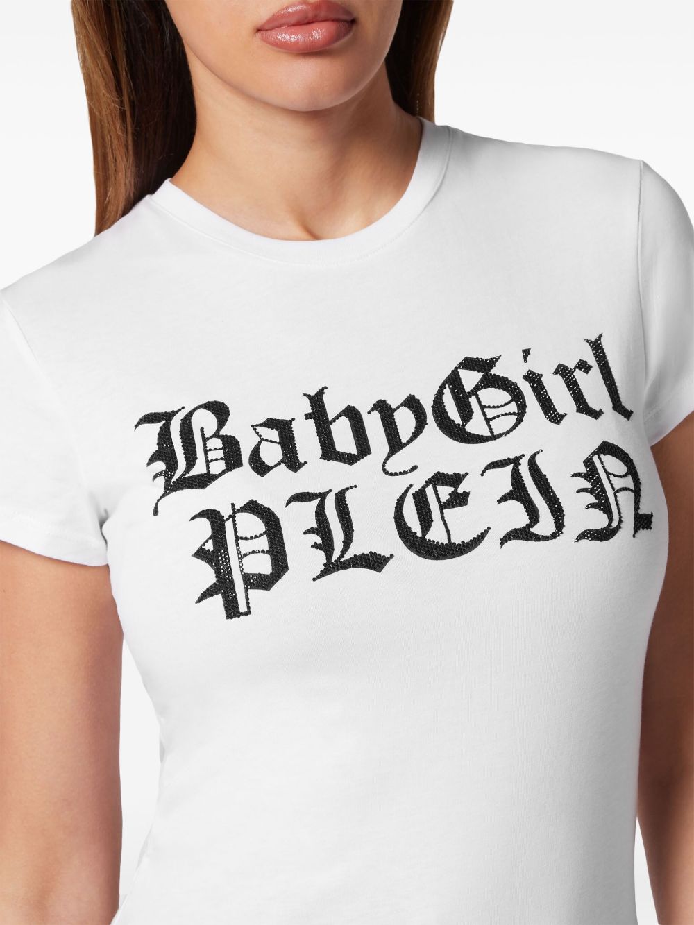 Philipp Plein lettering cotton T-shirt Women