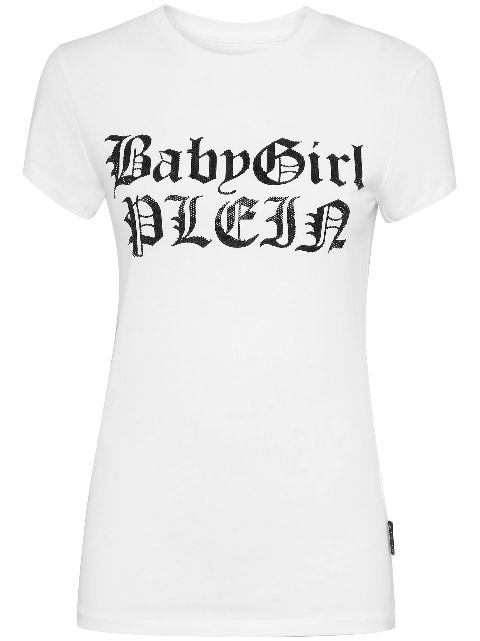 Philipp Plein lettering cotton T-shirt Women