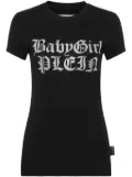 Philipp Plein lettering cotton T-shirt - Black