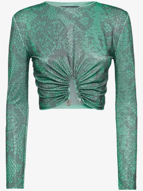 Philipp Plein glass crystal embellishment T-shirt