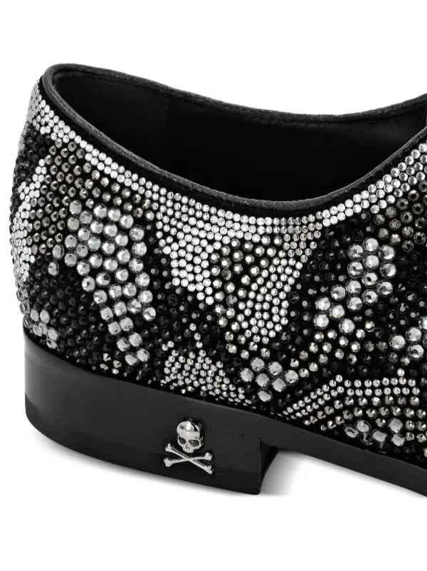 PHILIPP PLEIN フィリッププレイン シルバーブーツ/スネーク