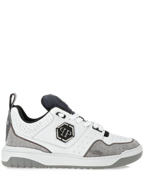 Philipp Plein Hexagon Crystal low-top sneakers Men