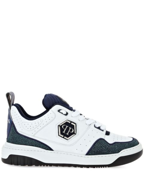 Philipp Plein Hexagon Crystal low-top sneakers Men