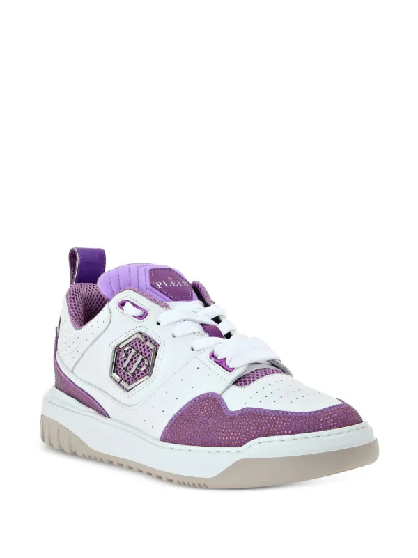 Philipp Plein crystal-embellished Sneakers | Purple | FARFETCH
