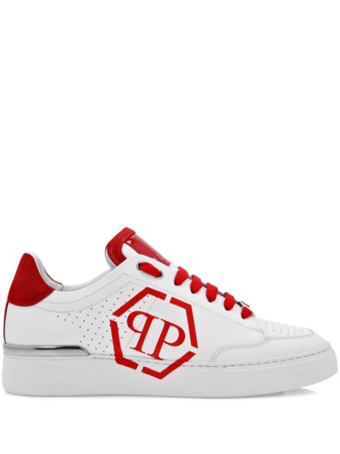 Philipp Plein Lo-Top leather sneakers Men