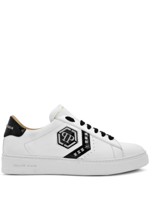 Philipp Plein Lo-Top leather sneakers Men