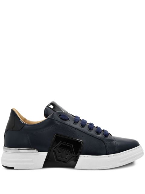 Philipp Plein logo-applique lace-up sneakers Men