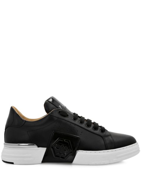 Philipp Plein logo-applique lace-up sneakers Men