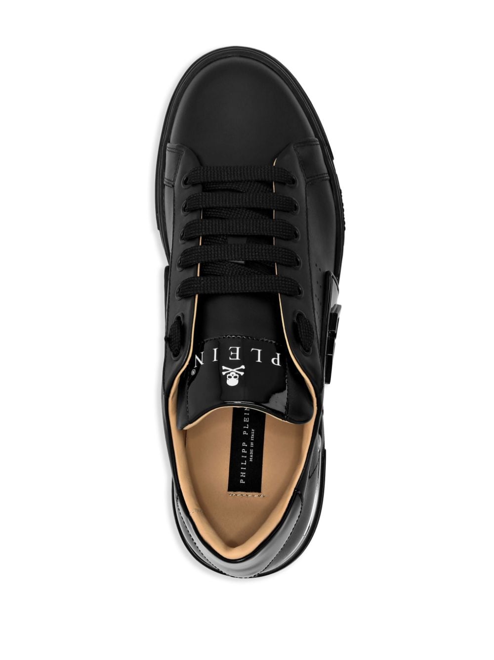 Shop Philipp Plein Hexagon Low-top Sneakers In Black