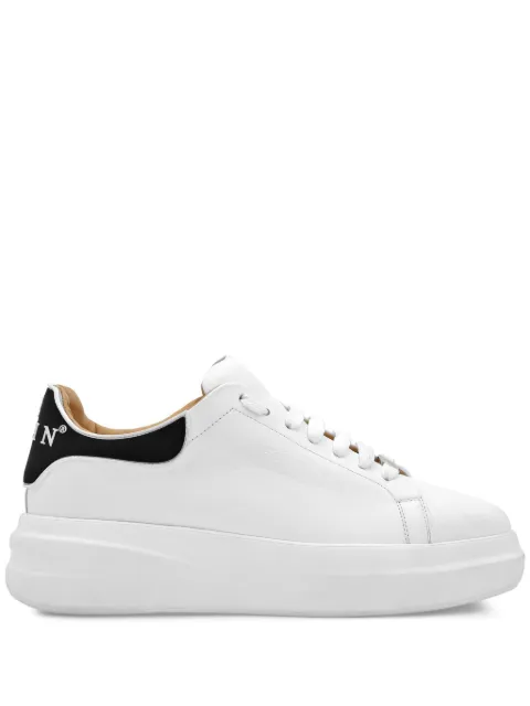 Philipp Plein Lo-Top Leather Sneakers Men