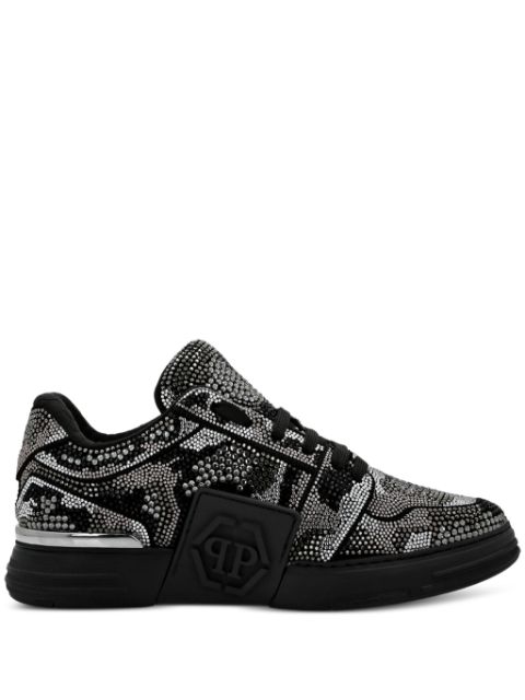 Philipp Plein Crystal Royal Street embossed-logo sneakers Men