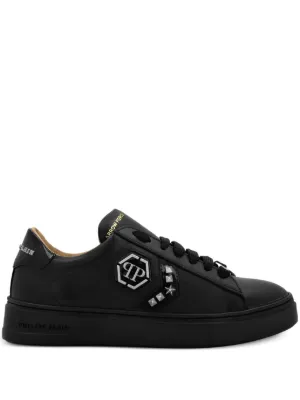 Roberto Cavalli logo-plaque Sneakers | Black | FARFETCH