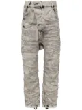 Boris Bidjan Saberi mid-rise drop-crotch jeans - Grey