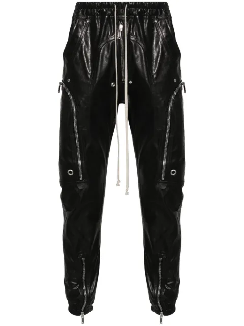 Rick Owens Bauhaus leather cargo pants