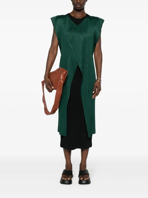 トップス Bibiy. CECILE PLEATS VEST bibiy CECILE PLEATS VEST ベスト グレー（人気ランキング1位