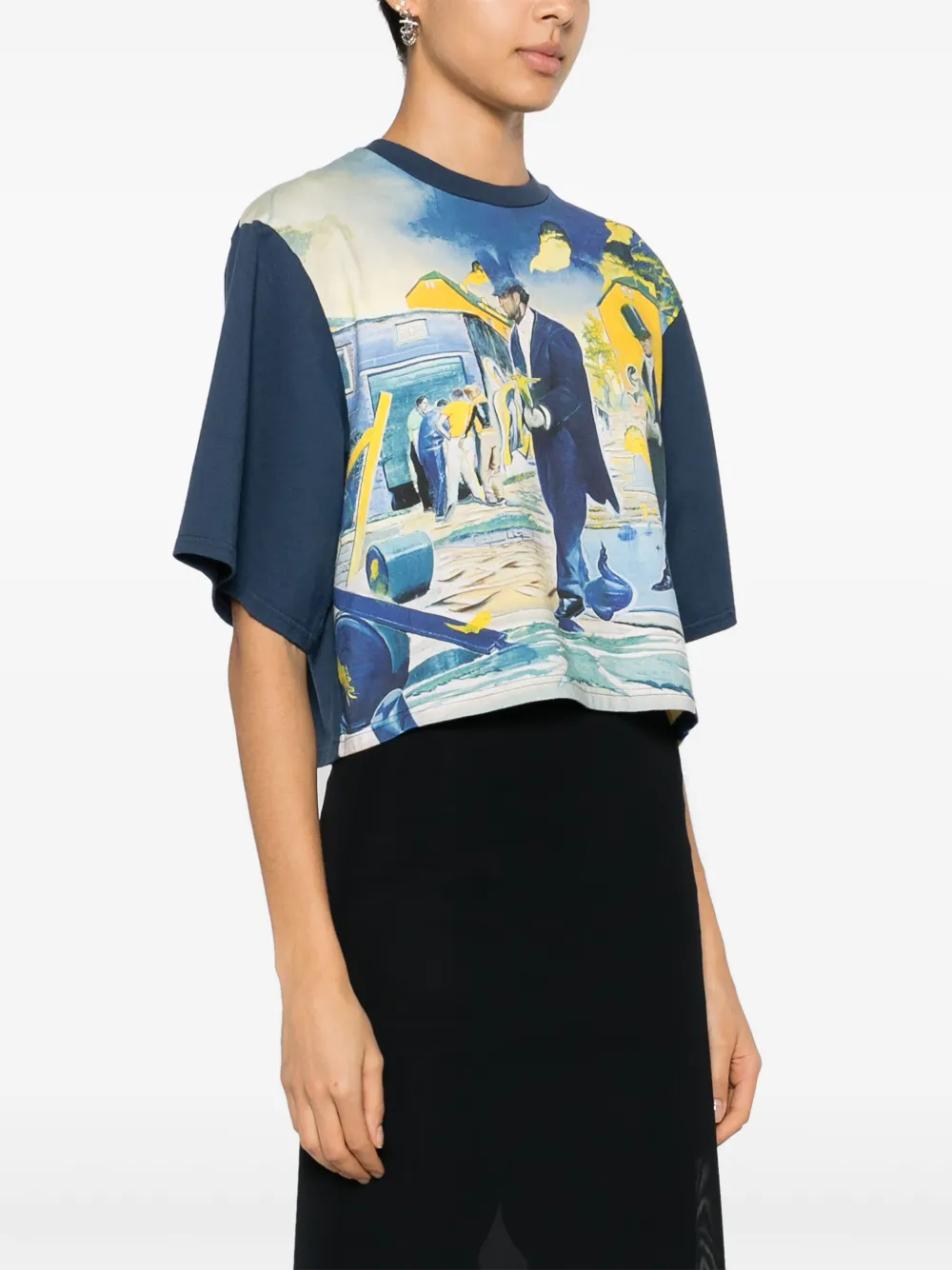 Undercover T-shirt met grafische print Blauw