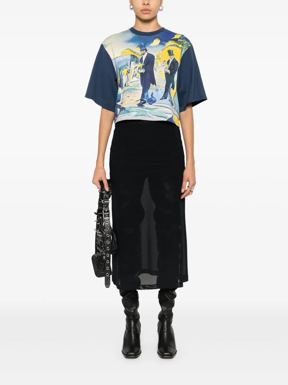 Undercover T-shirt met grafische print Blauw