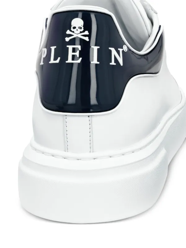 Philipp Plein Big Bang Runner lace-up Sneakers | White Philipp Plein Big Bang Runner lace-up Sneakers | White