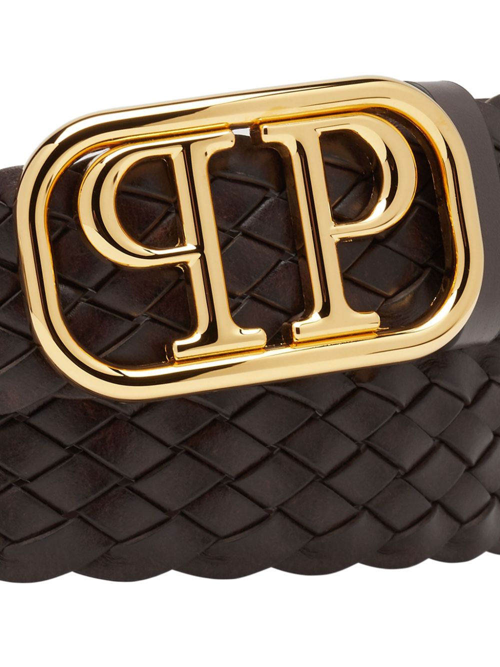 Philipp Plein logo buckle leather belt Men