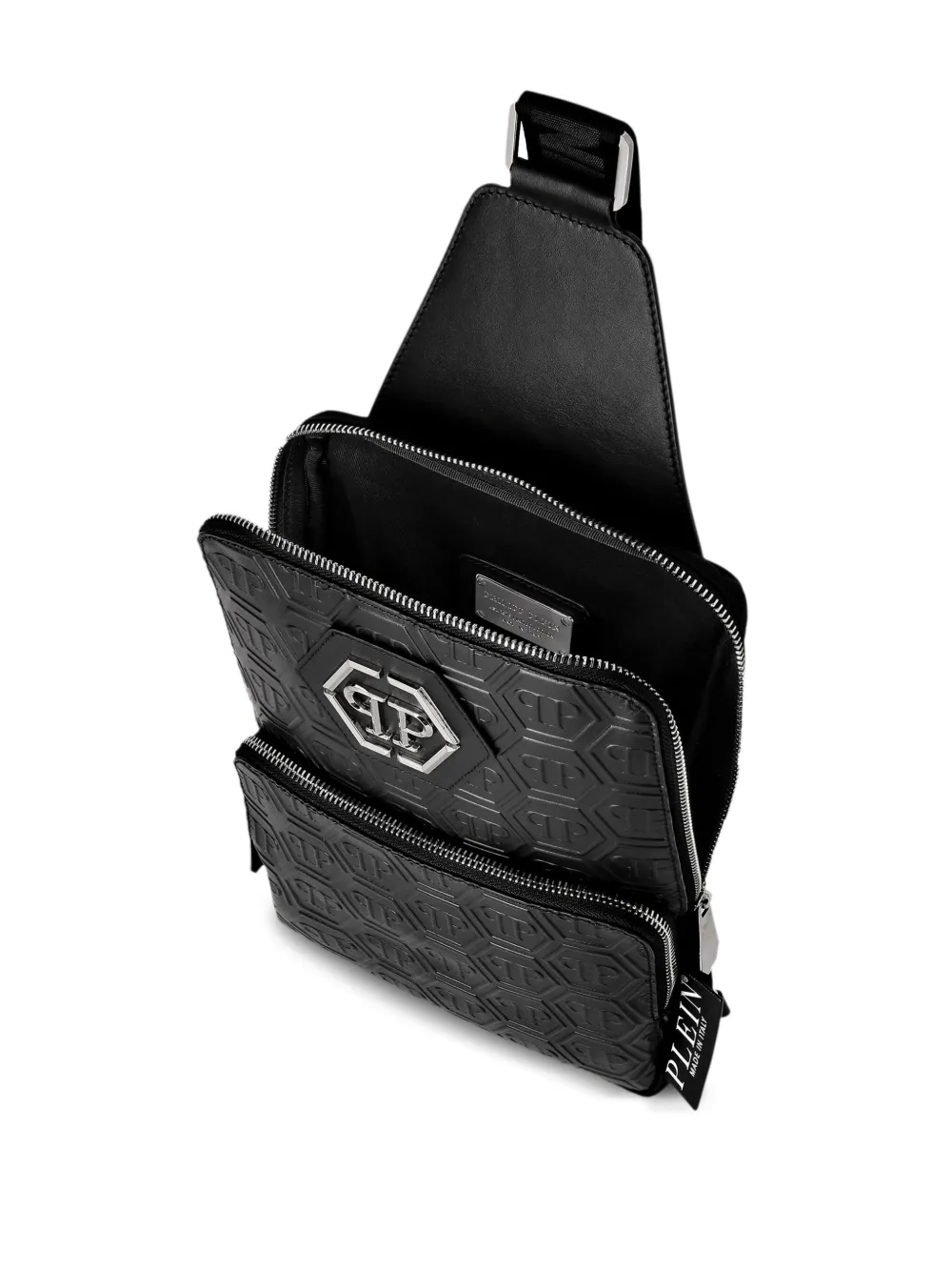 Philipp Plein Schoudertas met monogram Zwart