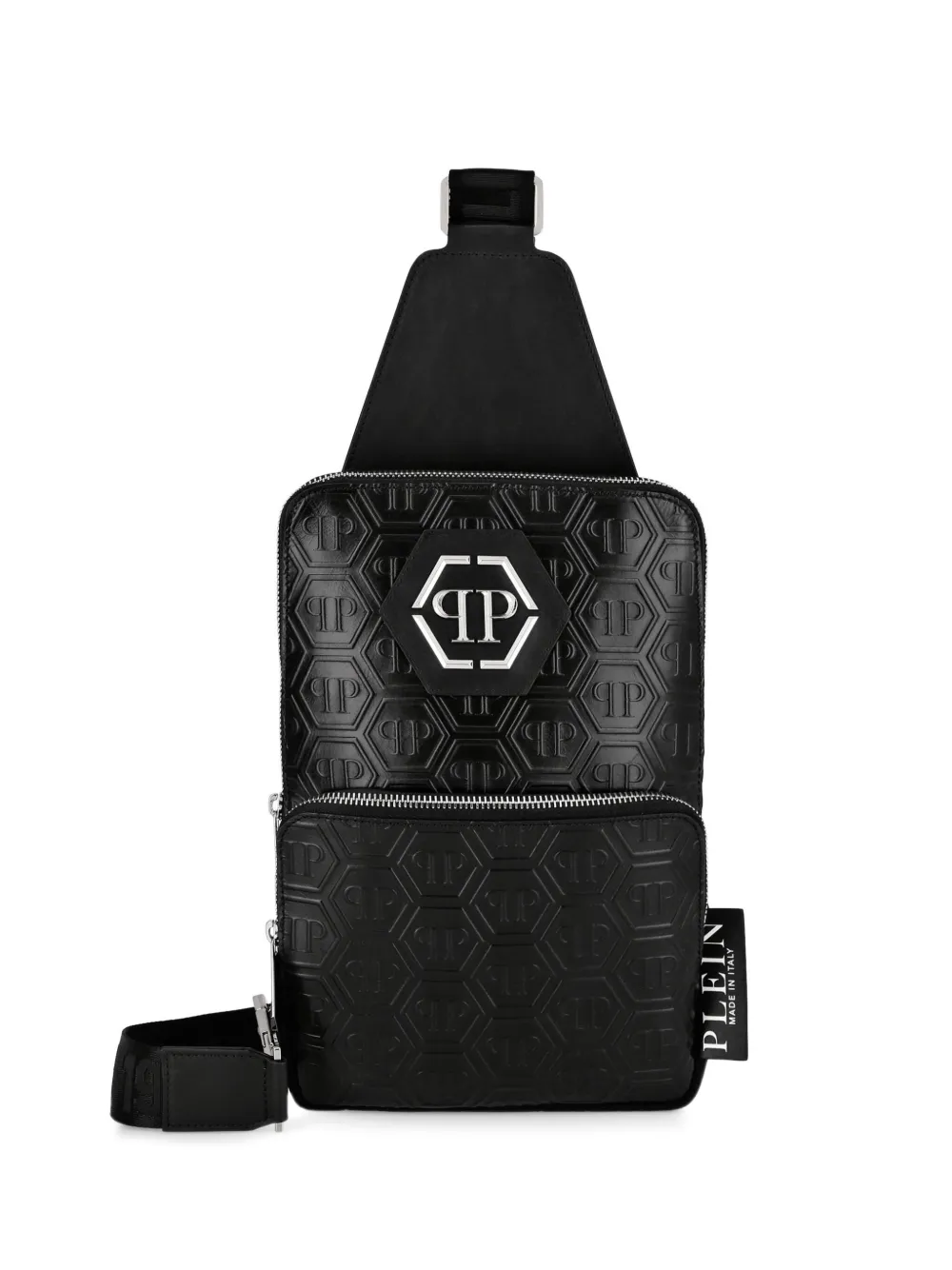 Philipp Plein Schoudertas met monogram Zwart