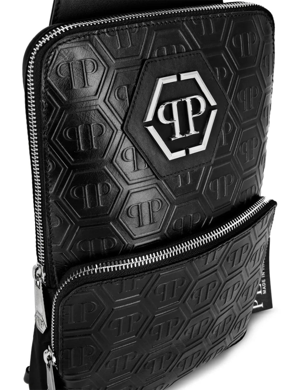 Philipp Plein Schoudertas met monogram Zwart