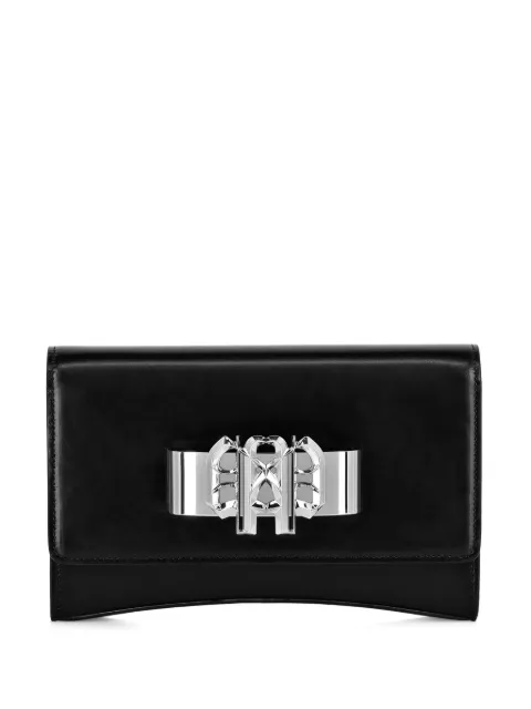 Philipp Plein bolsa de mano con placa del logo