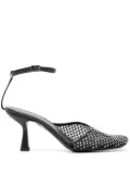 Christopher Esber Minette Veil 80mm mesh pumps - Black