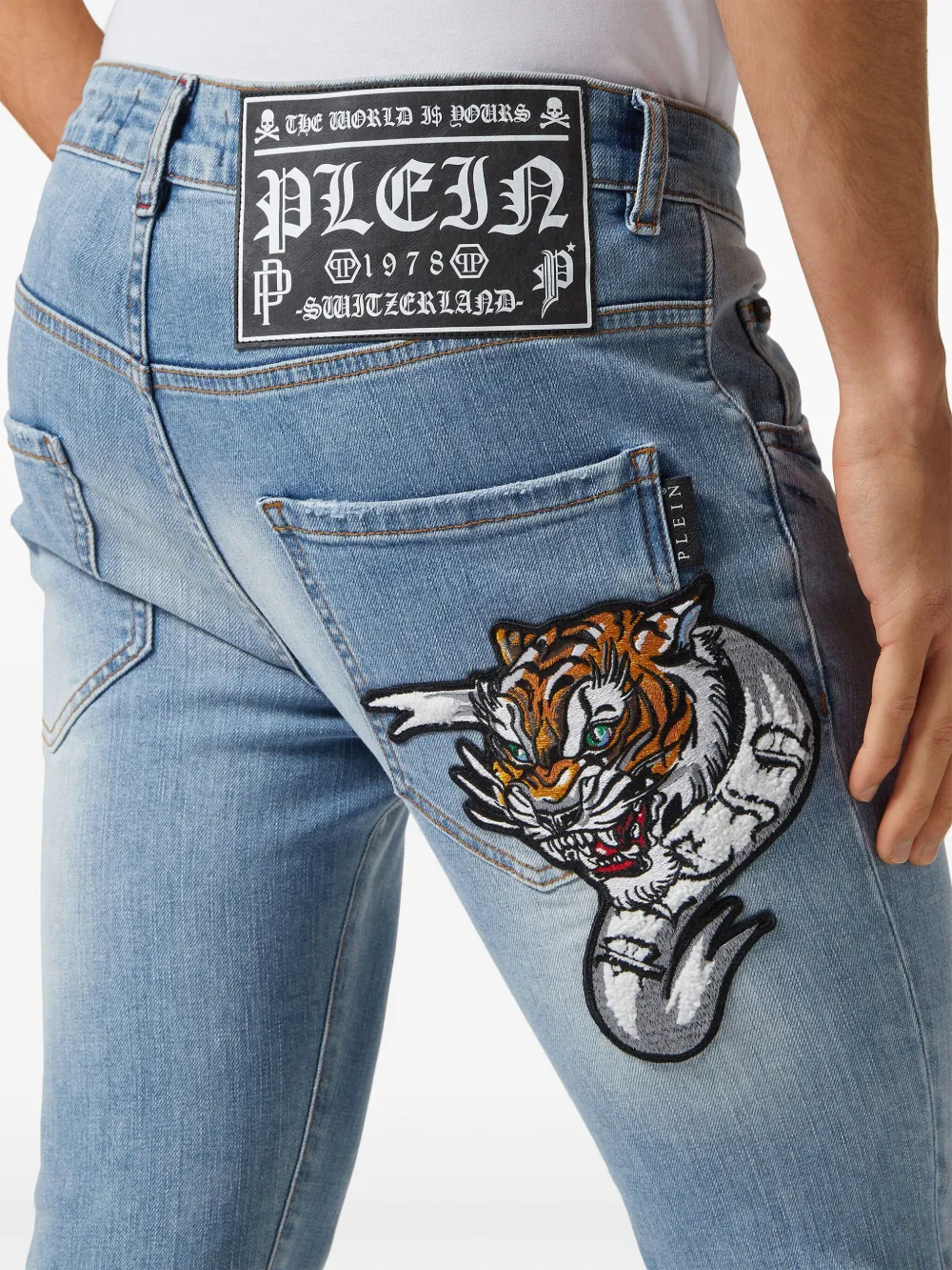 Philipp Plein Skinny jeans Blauw