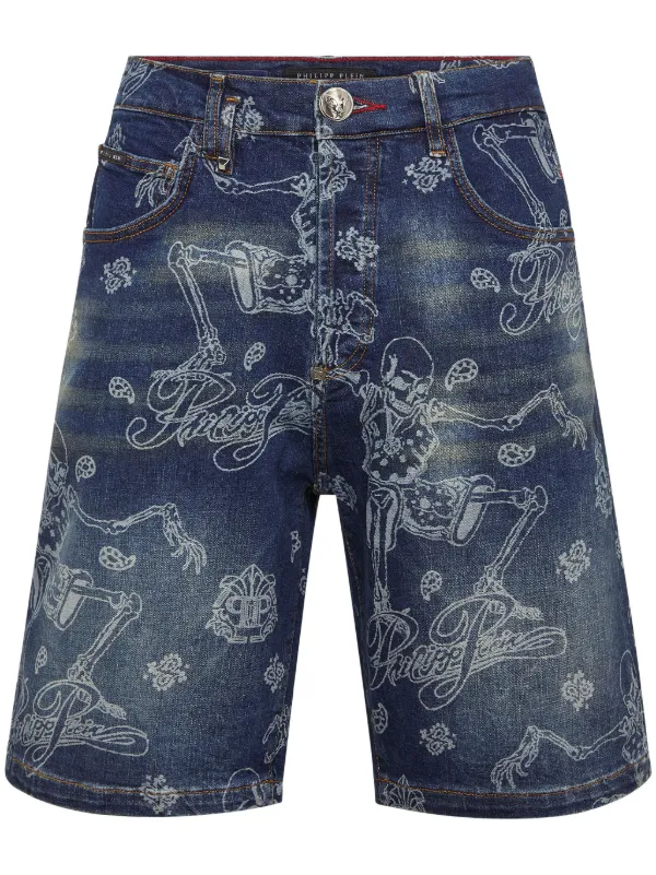 Philipp plein short jeans on sale