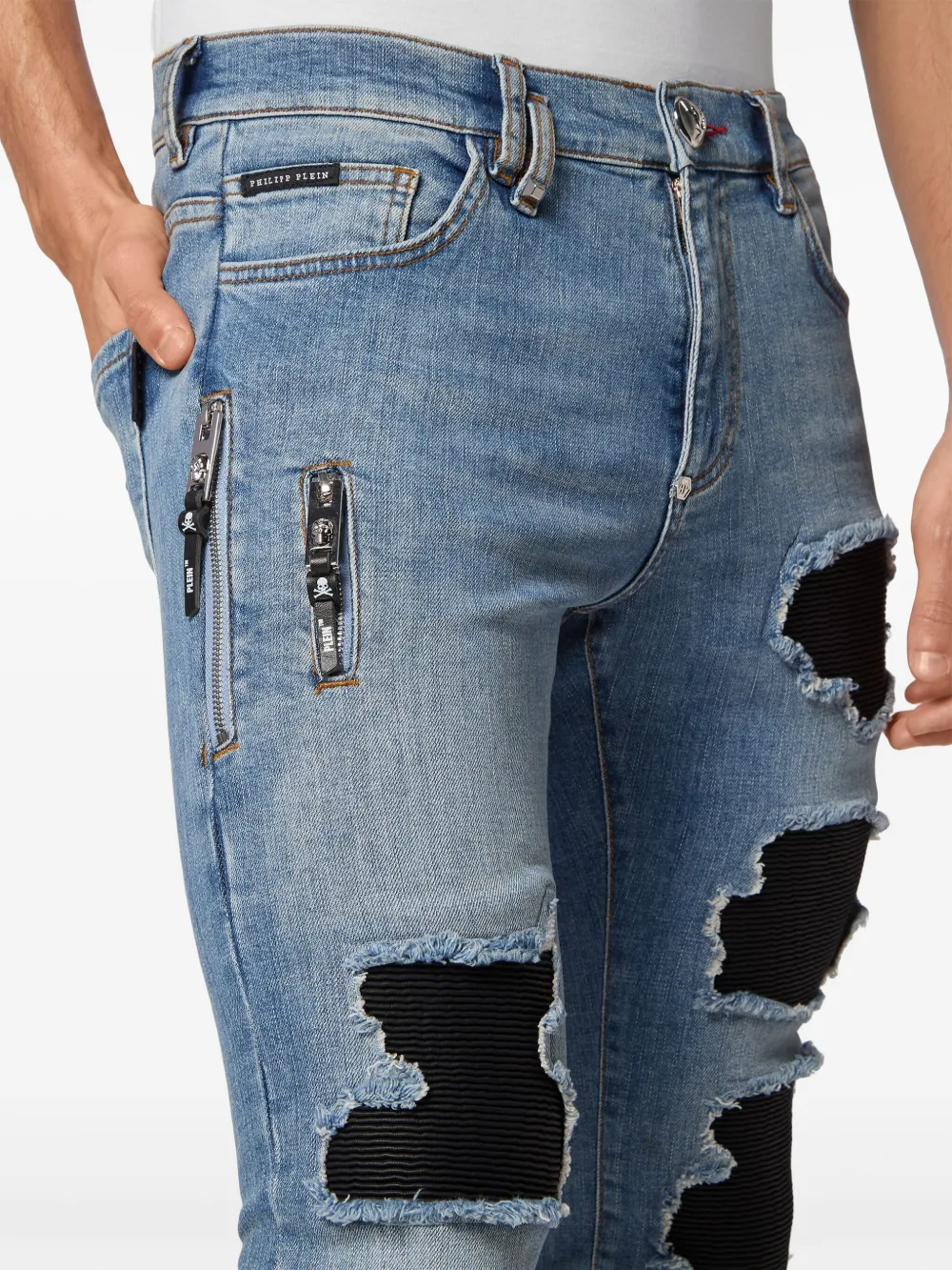 Philipp Plein Skinny jeans Blauw