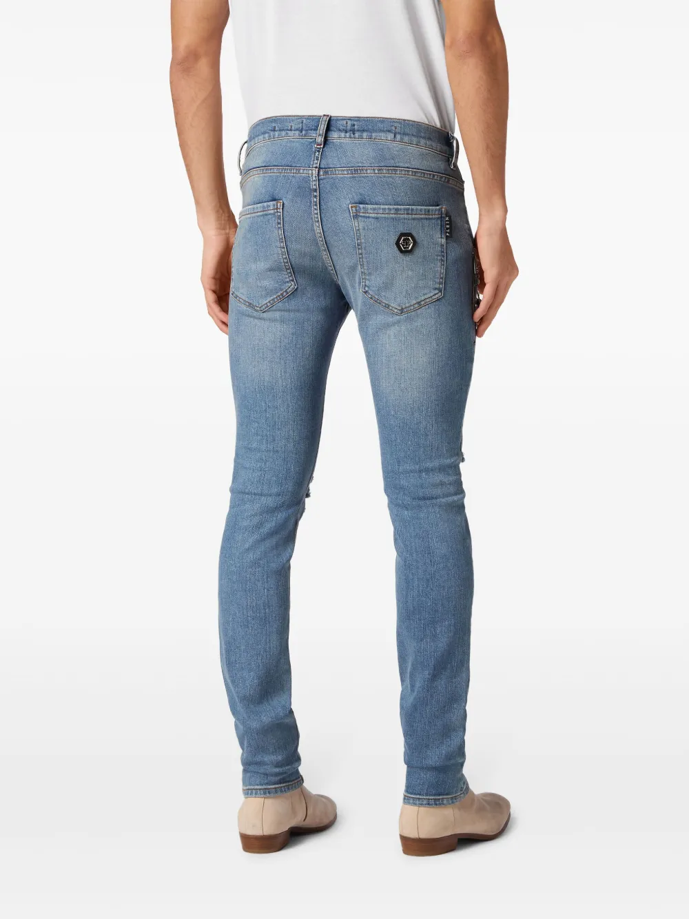 Philipp Plein Skinny jeans Blauw
