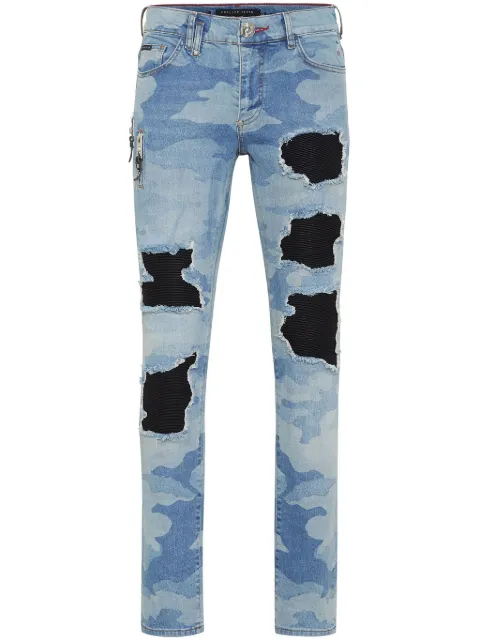 Philipp Plein camouflage-print skinny jeans Men