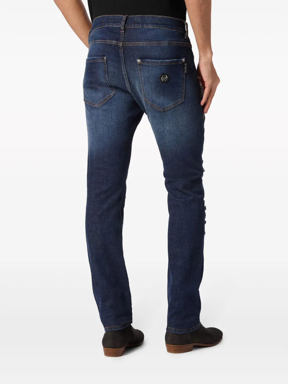 Philipp Plein Skinny jeans Blauw