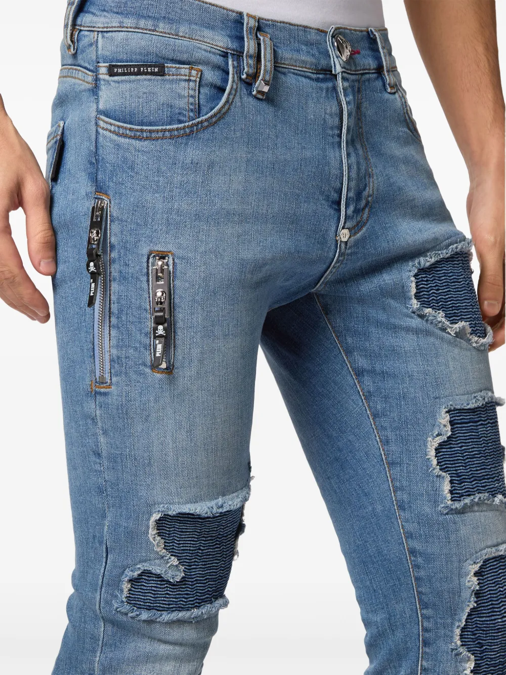 Philipp Plein Skinny jeans Blauw