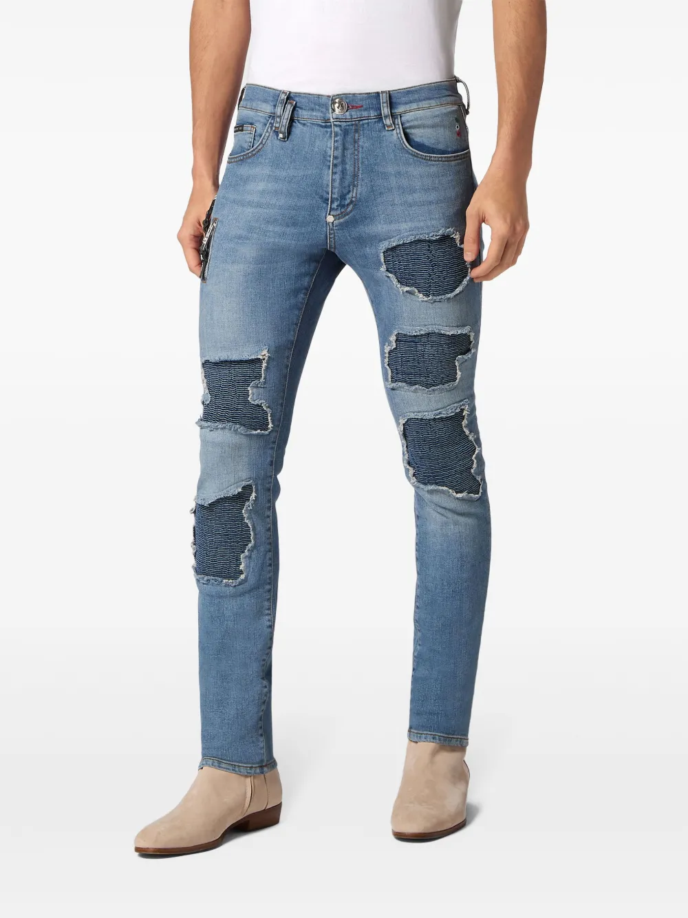Philipp Plein Skinny jeans Blauw