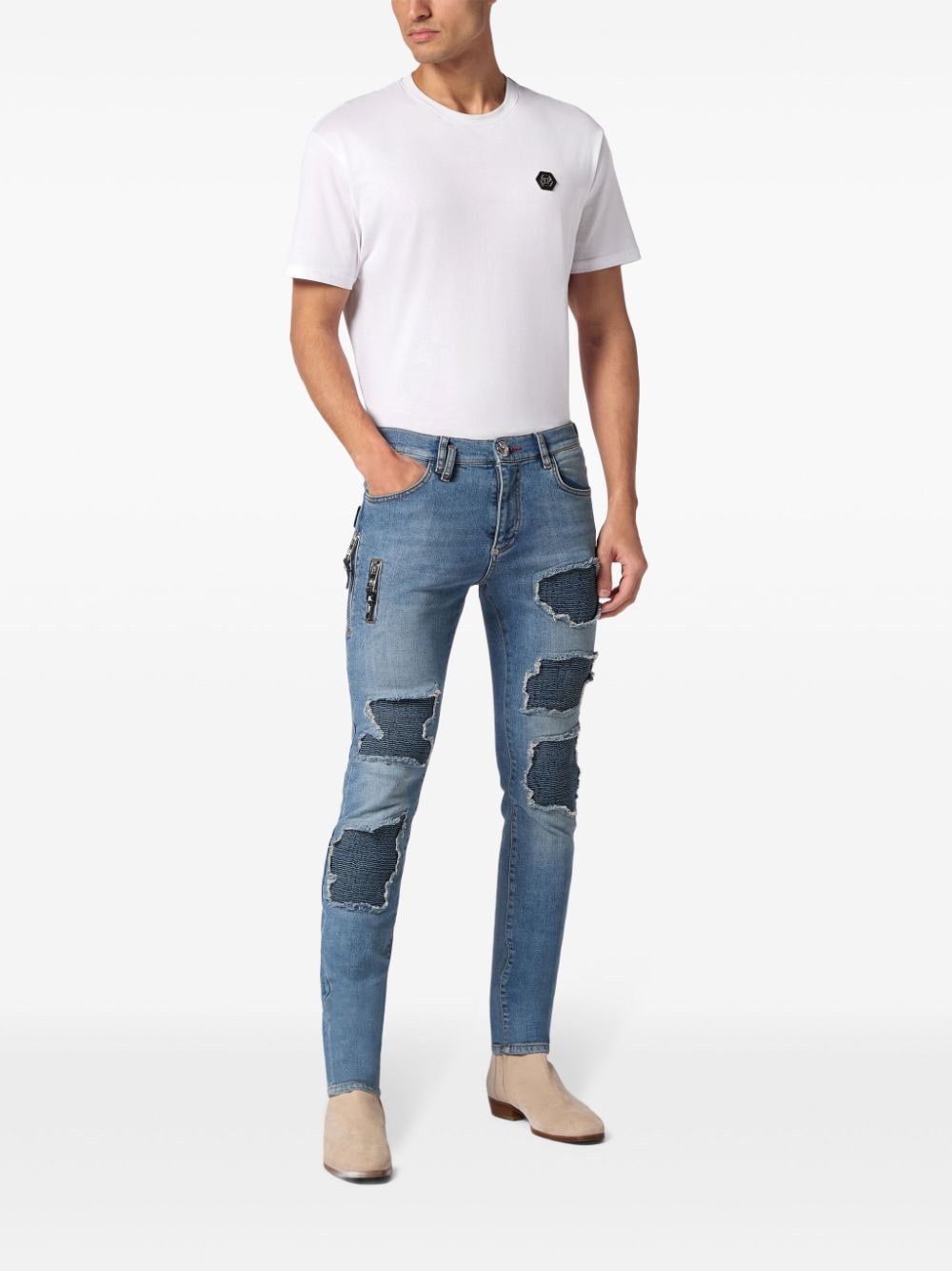 Philipp Plein Skinny jeans - Blauw