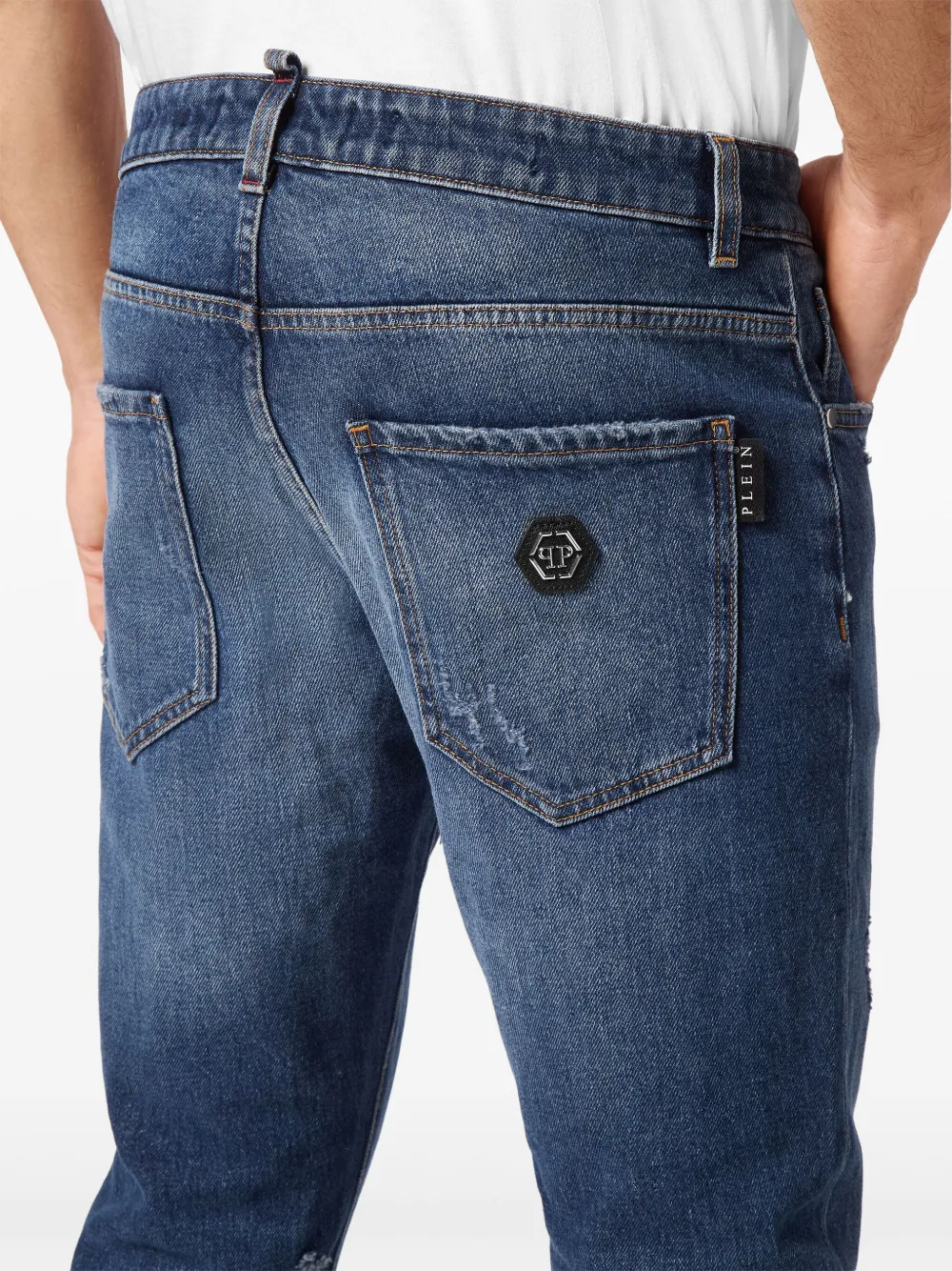 Philipp Plein Skinny jeans Blauw
