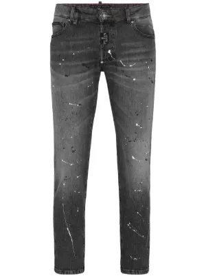 フィリッププレイン PHILIPP PLEIN 新品！ブラック光沢デニム26 パンツ