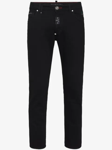 Philipp Plein logo-plaque skinny-cut jeans