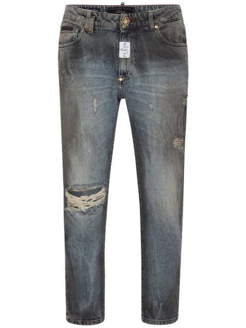Philipp Plein Detroit mid-rise straight-leg jeans